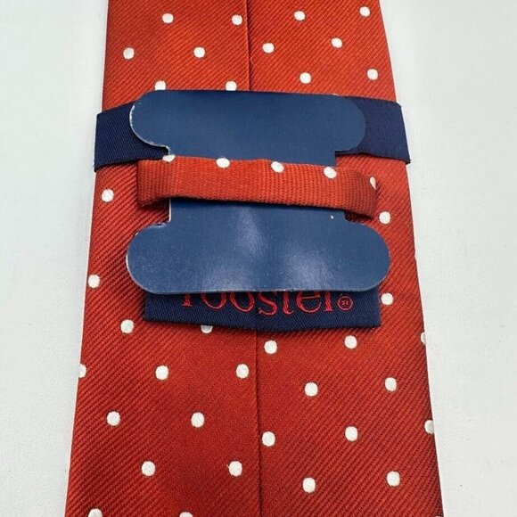 Lot 3 Mens Silk Classic Ties Izod Daniel De Fasson Rooster Blue Red New - Picture 11 of 16